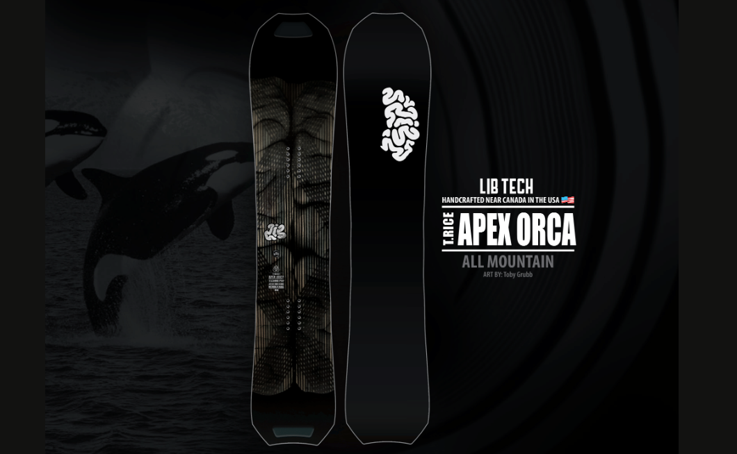 Lib Tech Apex OrcaSnowboardspecialist fra Sideways taler.