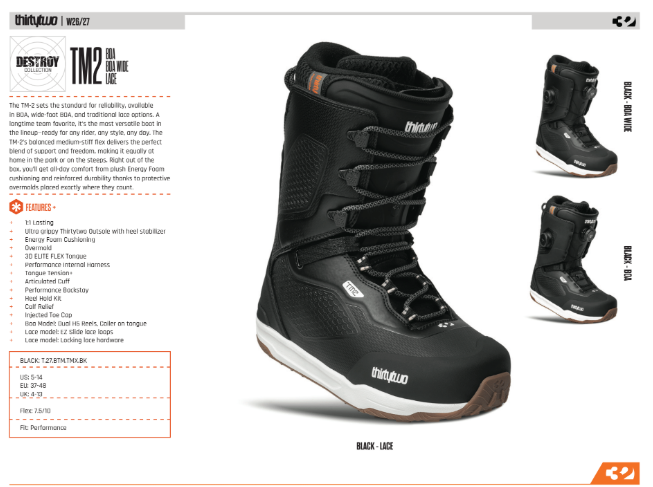 Thirtytwo TM-2 DB BlackSnowboard specialist from Sideways speaks