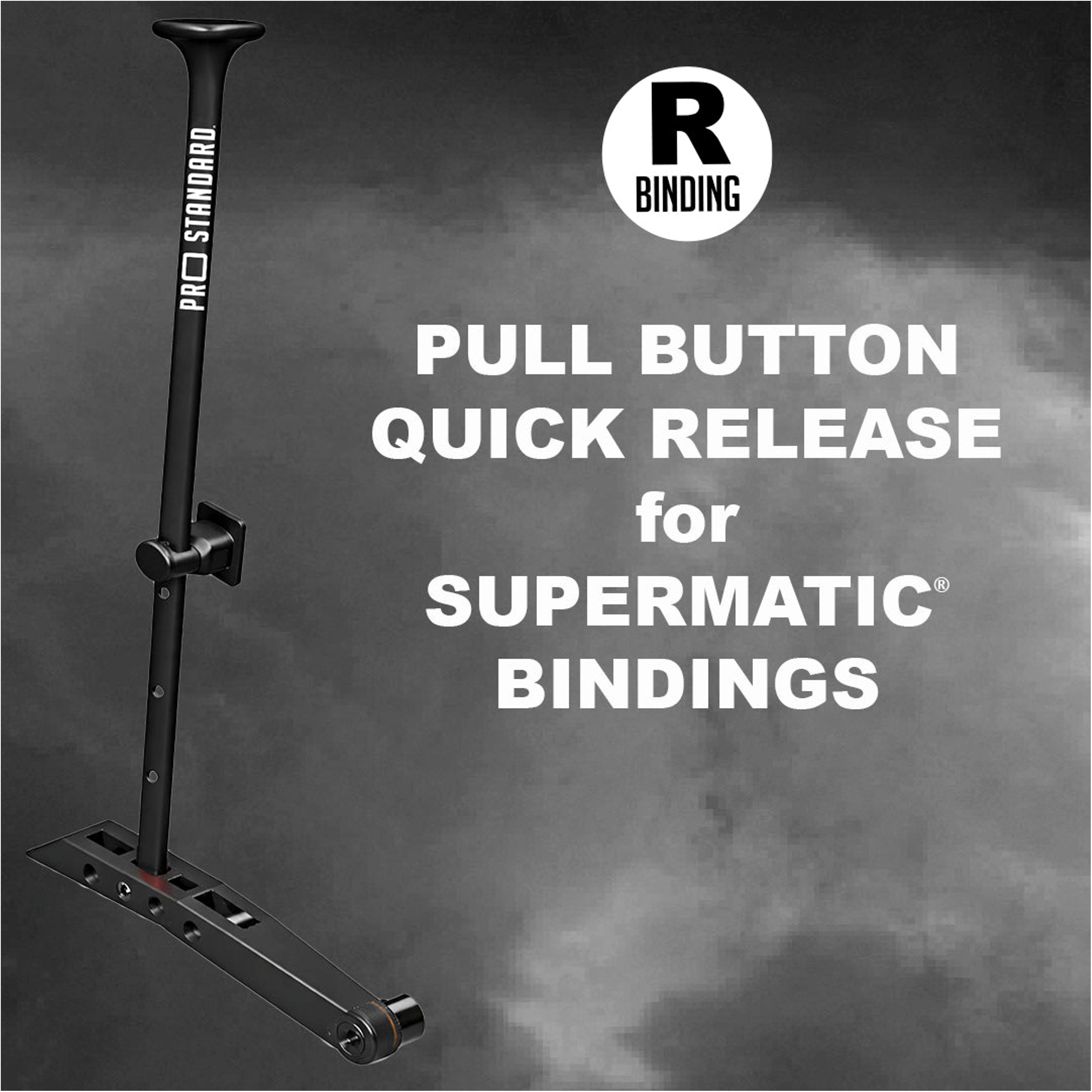  Pro Standard Pull Button Quick Release Right Black 