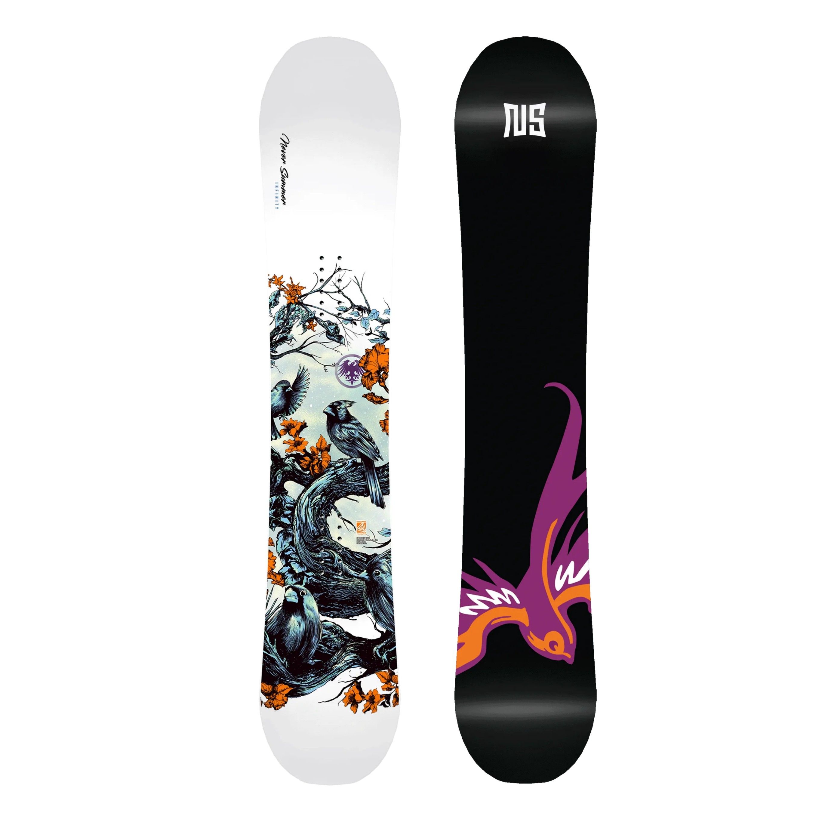 The #1 Never Summer Infinity Ladies snowboard