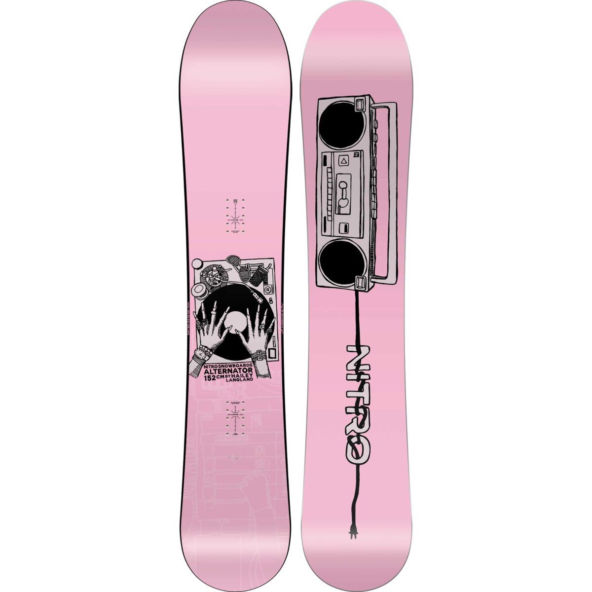 The #1 Nitro Alternator x Hailey Women's Snowboard