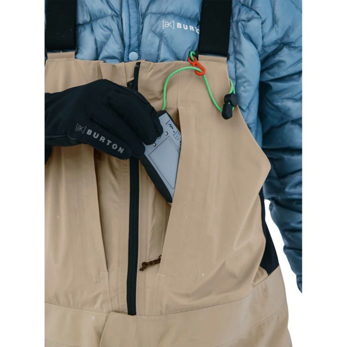 The #1 Burton [ak] Freebird GORE‑TEX 3L Stretch Bib Pants Summit Taupe