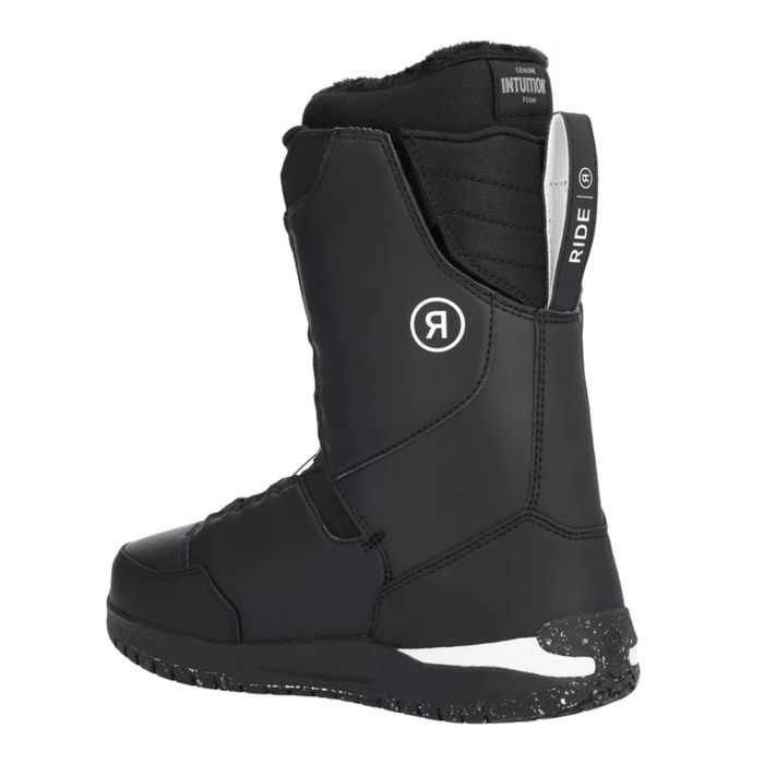 The #1 Ride Lasso Black Snowboard Boots