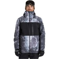 Quiksilver Sycamore Printed Jacket Thermostamp Greyscale