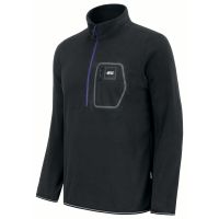 Picture Thomas heren fleece sweater midlayer black