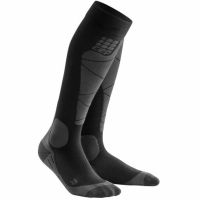 CEP Merino Compression women's socks black - anthracite