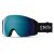 Goggles with a spherical lens logo