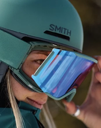  Smith Squad Mag Black Chromapop Sun Green Mirror 