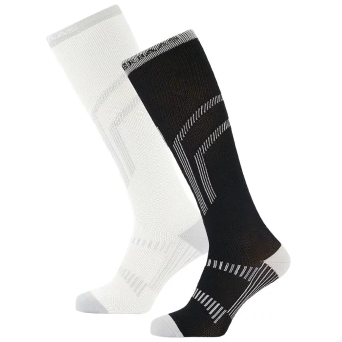Poederbaas\u0020Striped\u0020Ski\u0020Socks\u00202\u002Dpack\u000AOrange\u0020Nulti