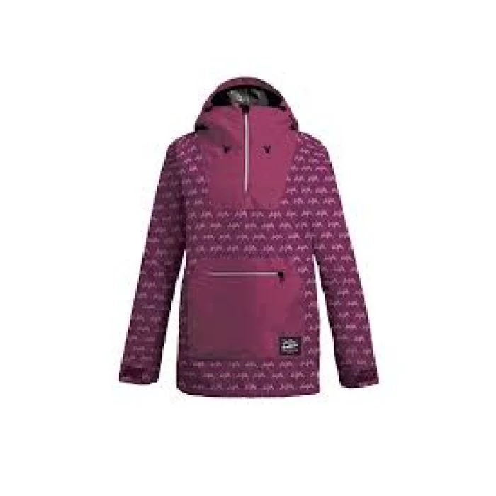 Airblaster\u0020women\u0027s\u0020Freedom\u0020Pullover\u0020jacket\u0020magenta\u0020terry