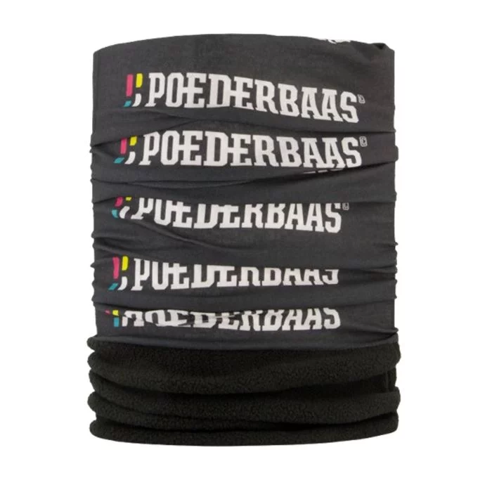 Poederbaas\u0020Neck\u0020Warmer\u0020black\u0020multilogo