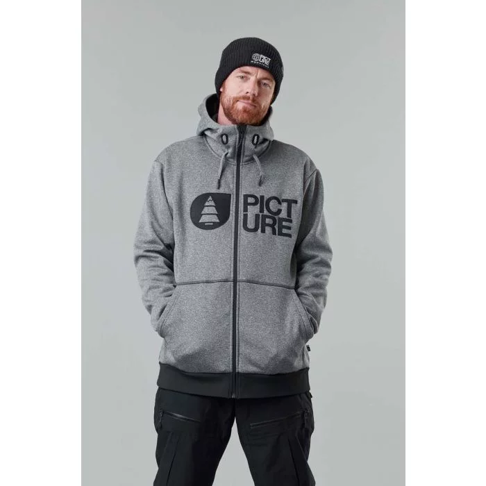Picture\u0020Park\u0020Zip\u0020Tech\u0020Hoodie\u0020Grey\u0020Melange