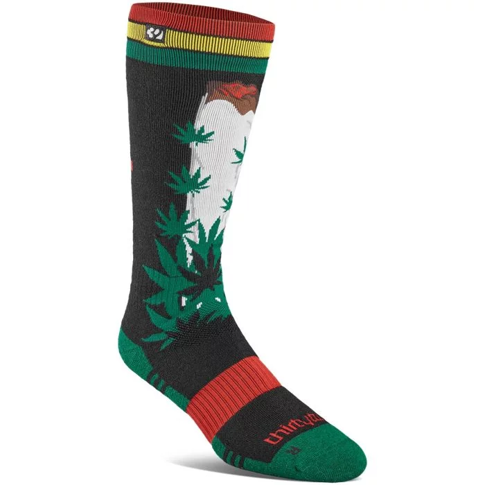 ThirtyTwo\u0020TM\u0020Merino\u0020Sock\u0020Black\u002FGreen