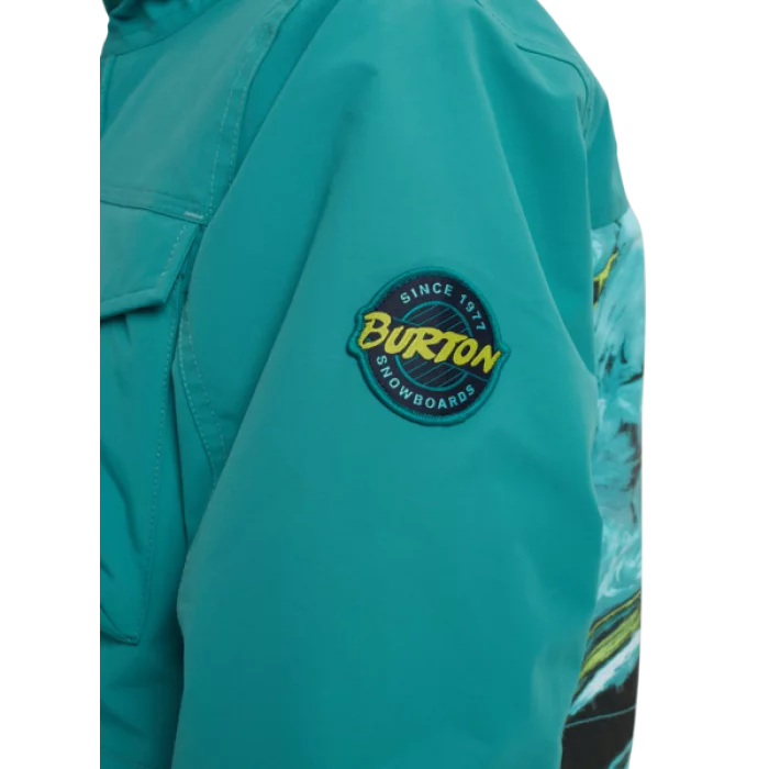 Burton\u0020Covert\u0020kids\u0020jacket\u0020green\u0020blue\u0020slate\u0020\u002D\u0020satelite