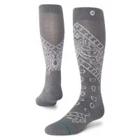 Stance Barrio Mid Wool Snow Darkgrey 