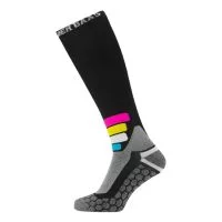 Poederbaas Technical Ski Socks Compress Merino Pro black