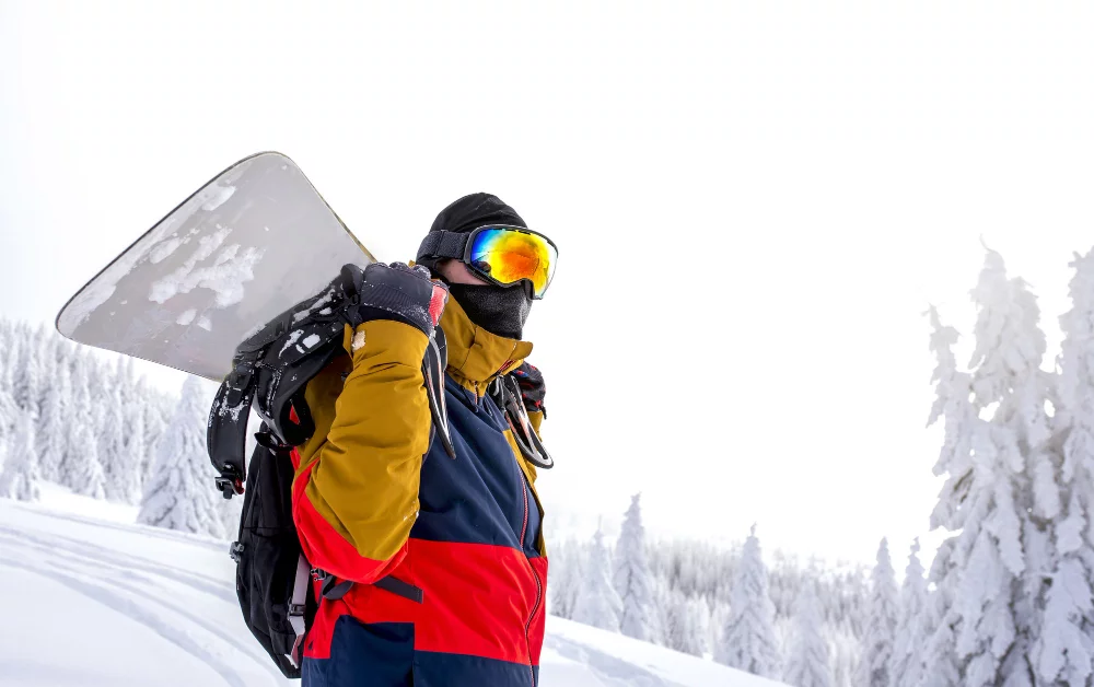 Schneller und langer gleiten mit einem gut gewaxt snowboard 
